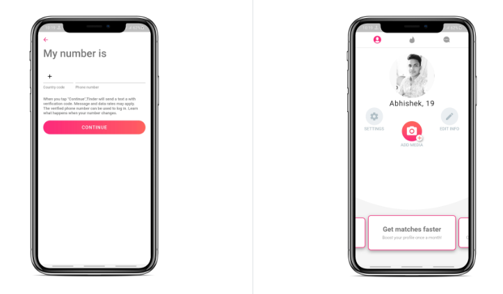 Open-source Tinder Clone