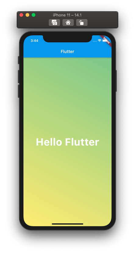 first gradient result